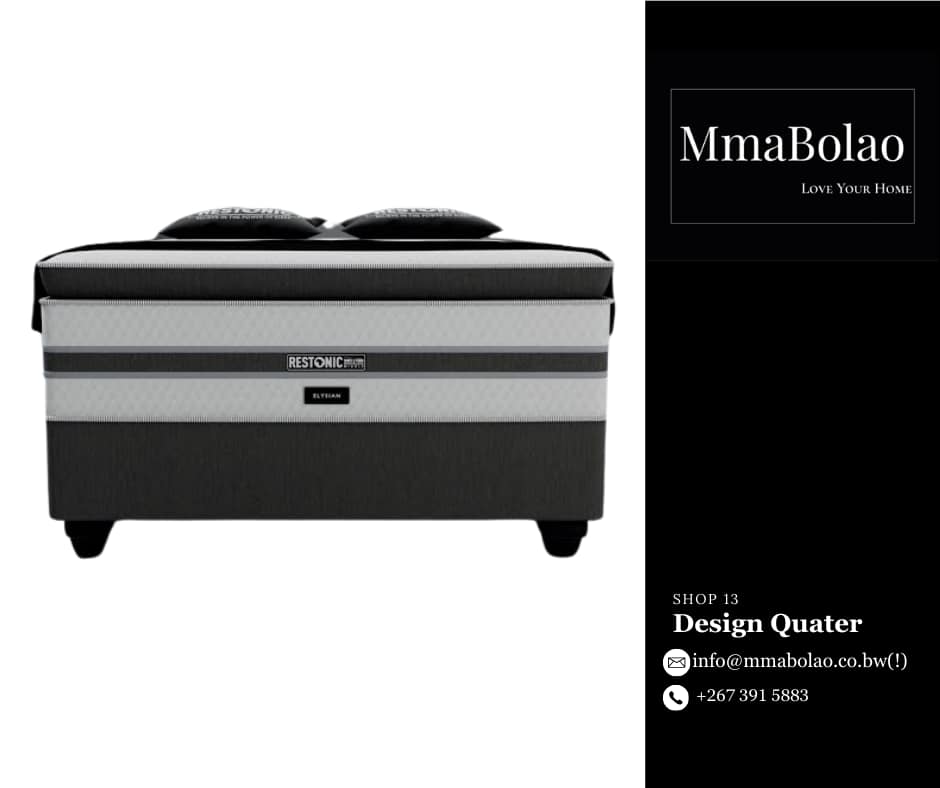 Restonic Elysian mattress and bed base