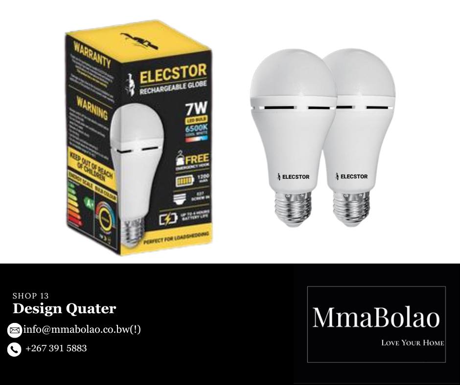 Elecstor rechargeable LED light bulbs
